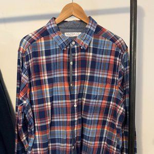 Mens Nautica Button Up Dresshirt